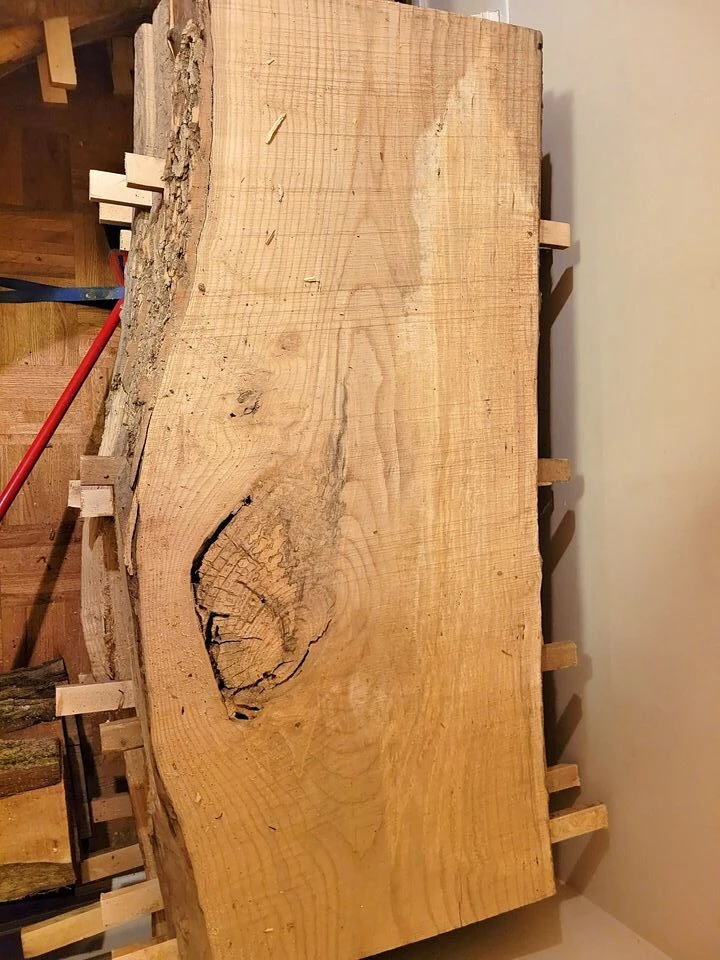 Kiln Dried Ash Slabs 22″x 53″ x 2.5″
